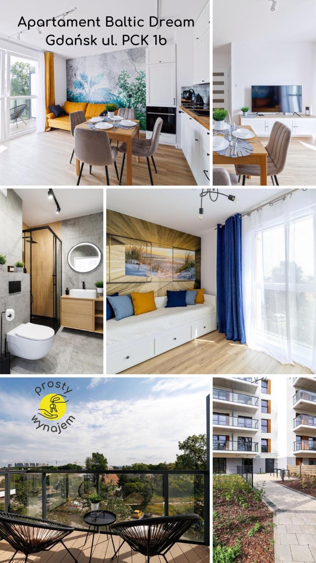 Apartament Baltic Dream Prostywynajem Gdansk Brzezno المظهر الخارجي الصورة